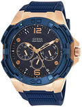  Shop Authentic Guess Genesis Quartz Blue Dial Blue Silicone Strap Watch For Men - W1254G3 - Luxxuri