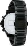  Shop Authentic Tommy Hilfiger Daniel Black Dial Black Steel Strap Watch for Men - 1710414 - Luxxuri