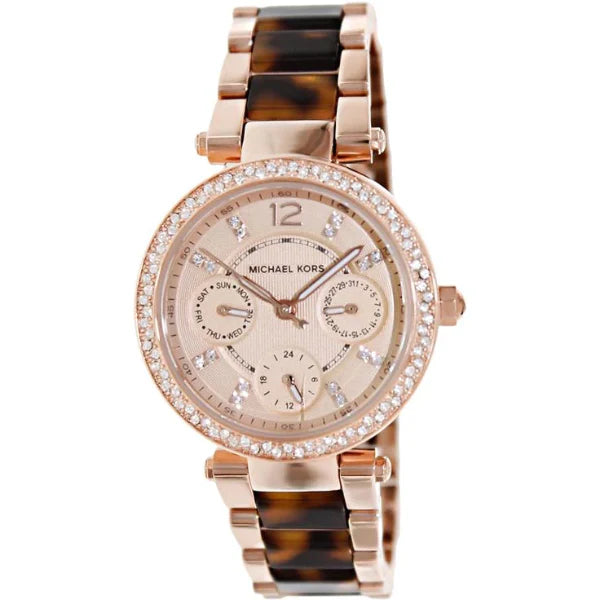  Shop Authentic Michael Kors Parker Gold Dial Two Tone Steel Strap Watch for Women - MK5841 - Luxxuri