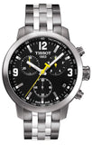  Shop Authentic Tissot PRC 200 Chronograph Black Dial Silver Steel Strap Watch For Men - T055.417.11.057.00 - Luxxuri