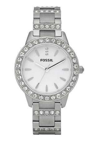  Shop Authentic Fossil Jesse White Dial Silver Steel Strap Watch for Women - ES2362 - Luxxuri