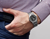  Shop Authentic Tissot T Classic Dream Black Dial Silver Steel Strap Watch for Men - T033.410.11.053.01 - Luxxuri