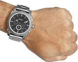  Shop Authentic Fossil Machine Chronograph Black Dial Silver Steel Strap Watch for Men - FS4776 - Luxxuri