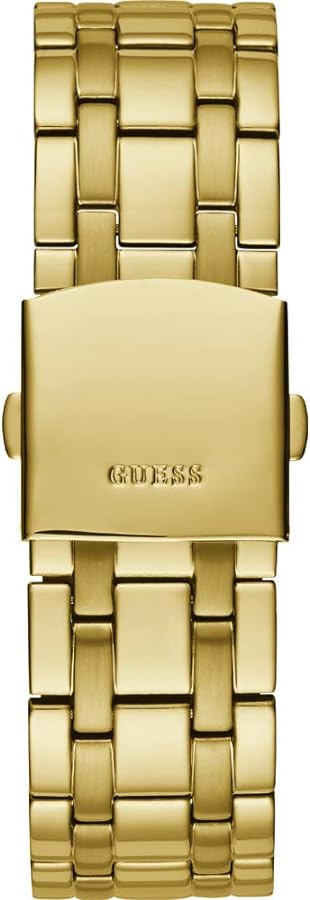 Guess Surge Chronograph Black Dial Gold Steel Strap Watch for Men - W1258G2