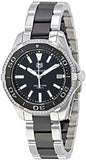  Shop Authentic Tag Heuer Aquaracer Quartz Diamonds Black Dial Two Tone Steel Strap Watch for Women - WAY131G.BA0913 - Luxxuri
