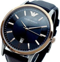  Shop Authentic Emporio Armani Renato Analog Blue Dial Blue Leather Strap Watch For Men - AR11188 - Luxxuri