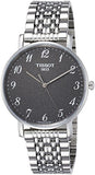 Shop Authentic Tissot T Classic Everytime Quartz Black Dial Silver Steel Strap Watch for Men - T109.410.11.072.00 - Luxxuri