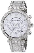  Shop Authentic Michael Kors Parker Mother of Pearl Dial Diamonds Silver Steel Strap Watch for Women - MK5572 - Luxxuri