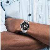  Shop Authentic Tommy Hilfiger Mason Multifunction Black Dial Silver Steel Strap Watch For Men - 1791936 - Luxxuri