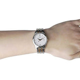  Shop Authentic Tissot T Classic Tradition Lady White Dial Two Tone Steel Strap Watch For Women - T063.210.22.037.01 - Luxxuri