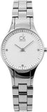  Shop Authentic Calvin Klein Simplicity White Dial Silver Steel Strap Watch for Women - K4323101 - Luxxuri
