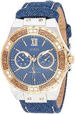  Shop Authentic Guess Limelight Quartz Analog Blue Dial Blue Denim Strap Watch For Women - W0775l10 - Luxxuri