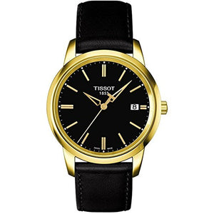  Shop Authentic Tissot T Classic Dream Black Dial Black Leather Strap Watch for Men - T033.410.36.051.01 - Luxxuri