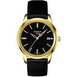  Shop Authentic Tissot T Classic Dream Black Dial Black Leather Strap Watch for Men - T033.410.36.051.01 - Luxxuri