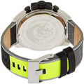 Shop Authentic Diesel Mega Chief Quartz Black Dial Grey Leather Strap Watch For Men - DZ4523 - Luxxuri