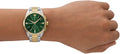  Shop Authentic Emporio Armani Claudio Chronograph Green Dial Two Tone Steel Strap Watch For Women - AR11511 - Luxxuri
