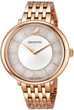  Shop Authentic Swarovski Crystalline Chic Analog Silver Dial Rose Gold Steel Strap Watch for Women - 5544590 - Luxxuri