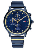  Shop Authentic Tommy Hilfiger Blake Blue Dial Blue Steel Strap Watch for Women - 1781893 - Luxxuri