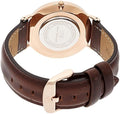  Shop Authentic Daniel Wellington Classic Bristol White Dial Brown Leather Strap Watch For Women - DW00100039 - Luxxuri