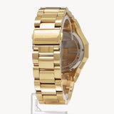  Shop Authentic Michael Kors Raquel Three Hand Crystals Gold Dial Gold Steel Strap Watch For Women - MK7398 - Luxxuri