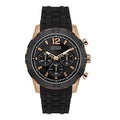  Shop Authentic Guess Caliber Chronograph Black Dial Black Rubber Strap Watch for Men  - W0864G2 - Luxxuri