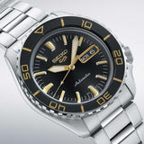  Shop Authentic Seiko 5 Sport Automatic SKX Series Black Dial Silver Steel Strap Watch for Men - SRPK99K1 - Luxxuri