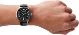  Shop Authentic Emporio Armani Renato Analog Black Dial Black Leather Strap Watch For Men - AR11186 - Luxxuri