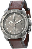  Shop Authentic Fossil Bronson Chronograph Grey Dial Brown Leather Strap Watch for Men - FS5855 - Luxxuri
