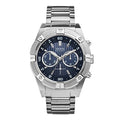  Shop Authentic Guess Jolt Chronograph Blue Dial Silver Steel Strap Watch for Men - W0377G2 - Luxxuri