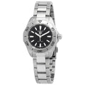  Shop Authentic Tag Heuer Aquaracer Professional 200 Quartz Black Dial Silver Steel Strap Watch for Women - WBP1410.BA0622 - Luxxuri