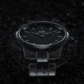  Shop Authentic Daniel Wellington Iconic Link Ceramic Black Dial Black Steel Strap Watch For Women - DW00100415 - Luxxuri