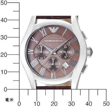  Shop Authentic Emporio Armani Valente Chronograph Brown Dial Brown Leather Strap Watch For Men - AR0671 - Luxxuri
