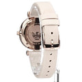  Shop Authentic Emporio Armani Gianni T Bar Quartz White Dial Beige Leather Strap Watch For Women - AR1927 - Luxxuri