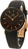  Shop Authentic Daniel Wellington Iconic Motion Black Dial Rubber Strap Watch For Women - DW00100426 - Luxxuri