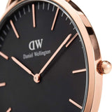  Shop Authentic Daniel Wellington Classic St Mawes Black Dial Brown Leather Strap Watch For Men - DW00100124 - Luxxuri