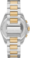  Shop Authentic Michael Kors Brecken Chronograph White Dial Two Tone Steel Strap Watch For Men - MK9064 - Luxxuri