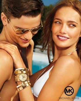  Shop Authentic Michael Kors Byrn Quartz Gold Dial Gold Steel Strap Watch For Women - MK6134 - Luxxuri