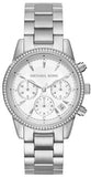  Shop Authentic Michael Kors Ritz Silver Dial Silver Steel Strap Watch for Women - MK6428 - Luxxuri