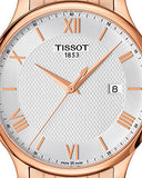  Shop Authentic Tissot T Classic Tradition White Dial Rose Gold Steel Strap Watch For Women - T063.610.33.038.00 - Luxxuri