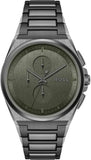  Shop Authentic Hugo Boss Steer Chronograph Grey Dial Grey Steel Strap Watch For Men - 1514045 - Luxxuri