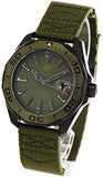  Shop Authentic Tag Heuer Aquaracer Automatic Green Dial Khakhi Green Nylon Strap Watch for Men - WAY208E.FC8222 - Luxxuri
