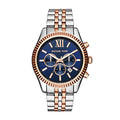  Shop Authentic Michael Kors Lexington Blue Dial Two Tone Steel Strap Watch for Men - MK8412 - Luxxuri