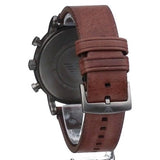  Shop Authentic Emporio Armani Classic Chronograph Black Dial Brown Leather Strap Watch For Men - AR1919 - Luxxuri
