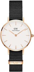  Shop Authentic Daniel Wellington Classic Petite Cornwall White Dial Black NATO Strap Watch For Women - DW00100251 - Luxxuri