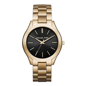  Shop Authentic Michael Kors Runway Black Dial Gold Steel Strap Watch for Women - MK3478 - Luxxuri
