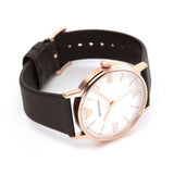 Shop Authentic Emporio Armani Dress Quartz White Dial Brown Leather Strap Watch For Men - AR11011 - Luxxuri