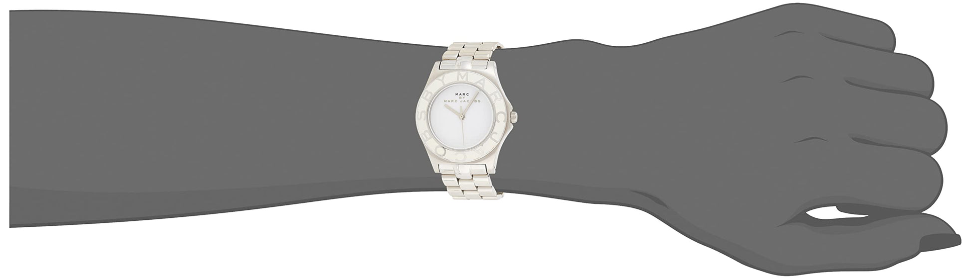  Shop Authentic Marc Jacobs Blade White Dial Silver Steel Strap Watch for Women - MBM3048 - Luxxuri
