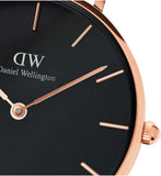 Shop Authentic Daniel Wellington Classic Petite Bristol Black Dial Brown Leather Strap Watch For Women - DW00100165 - Luxxuri