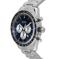  Shop Authentic Hugo Boss Chronograph Blue Dial Silver Steel Strap Watch for Men - 1513630 - Luxxuri