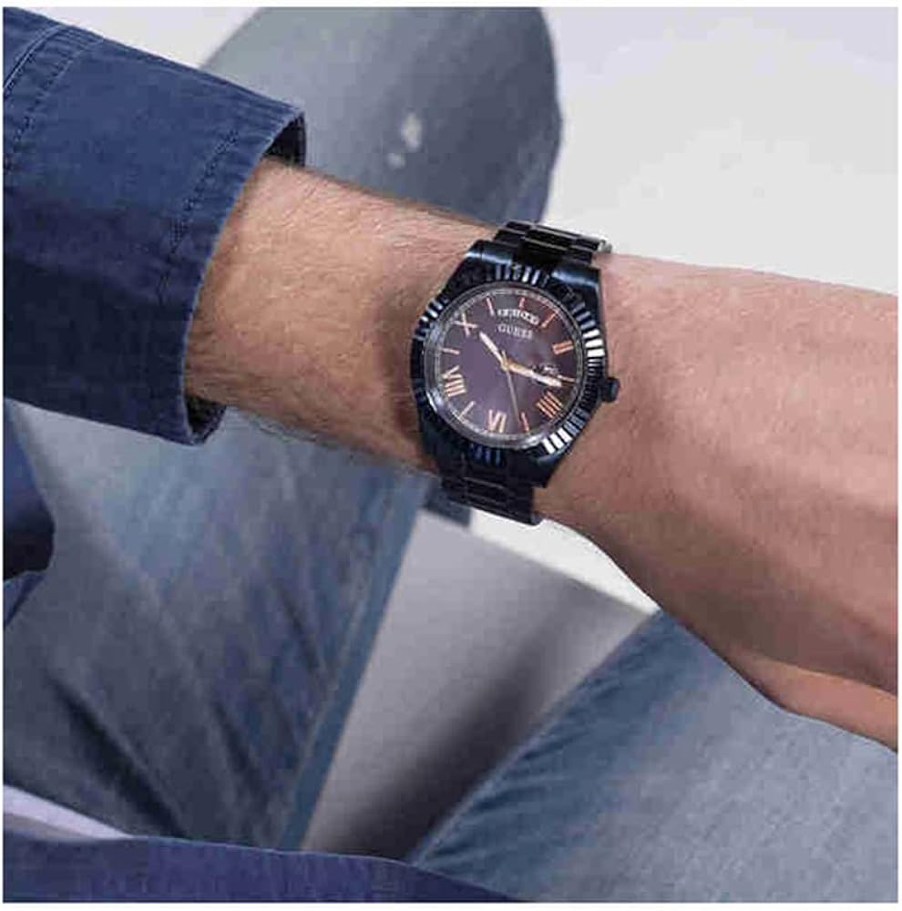  Shop Authentic Guess Connoisseur Quartz Blue Dial Blue Steel Strap Watch For Men - GW0265G9 - Luxxuri